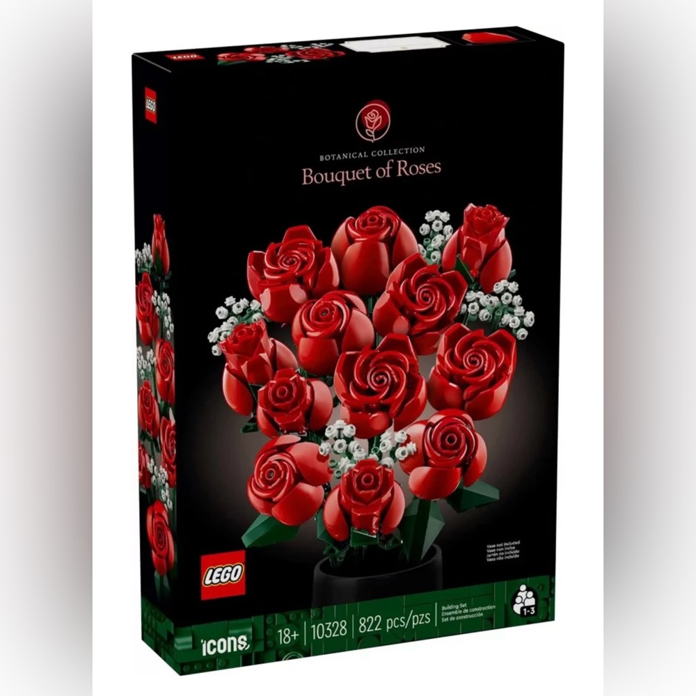 NWT LEGO Icons: Bouquet of Roses (10328)